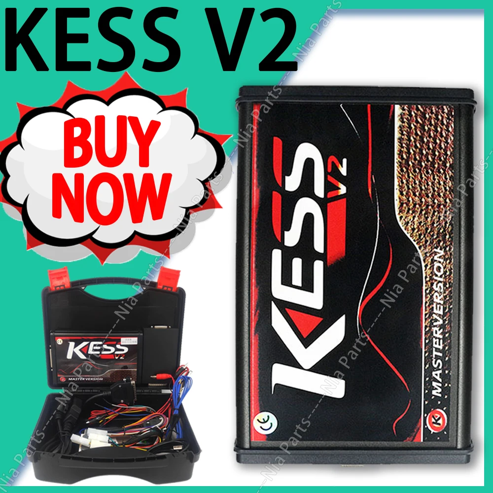 

Kess V2 V5.017 Ksuite 2.80 Unlimited EU Red KESS diagnostic pour voiture obd2 scanner SW Master Tuning ECU Programmer Online new