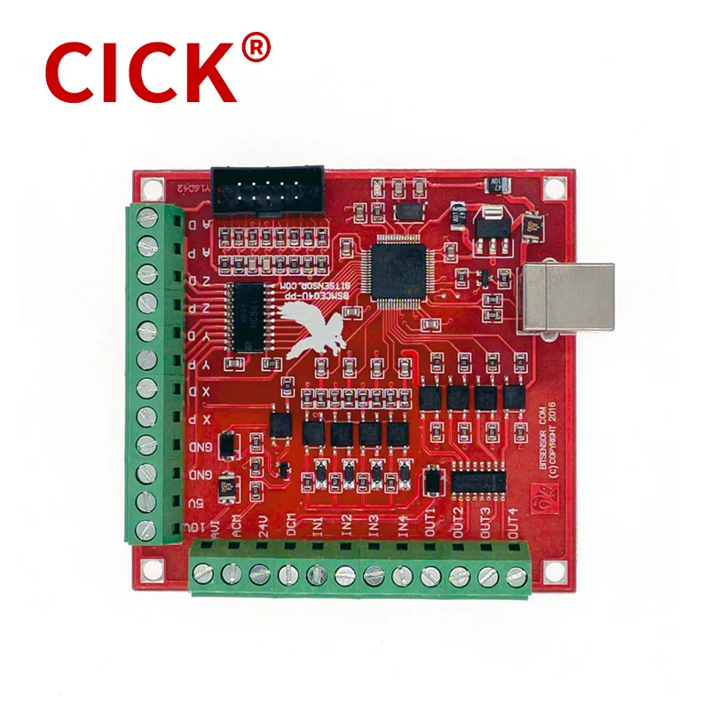 Breakout Board CNC USB MACH3, controlador de interfaz de Motor paso a paso y servomotor, 4 ejes, 100Khz