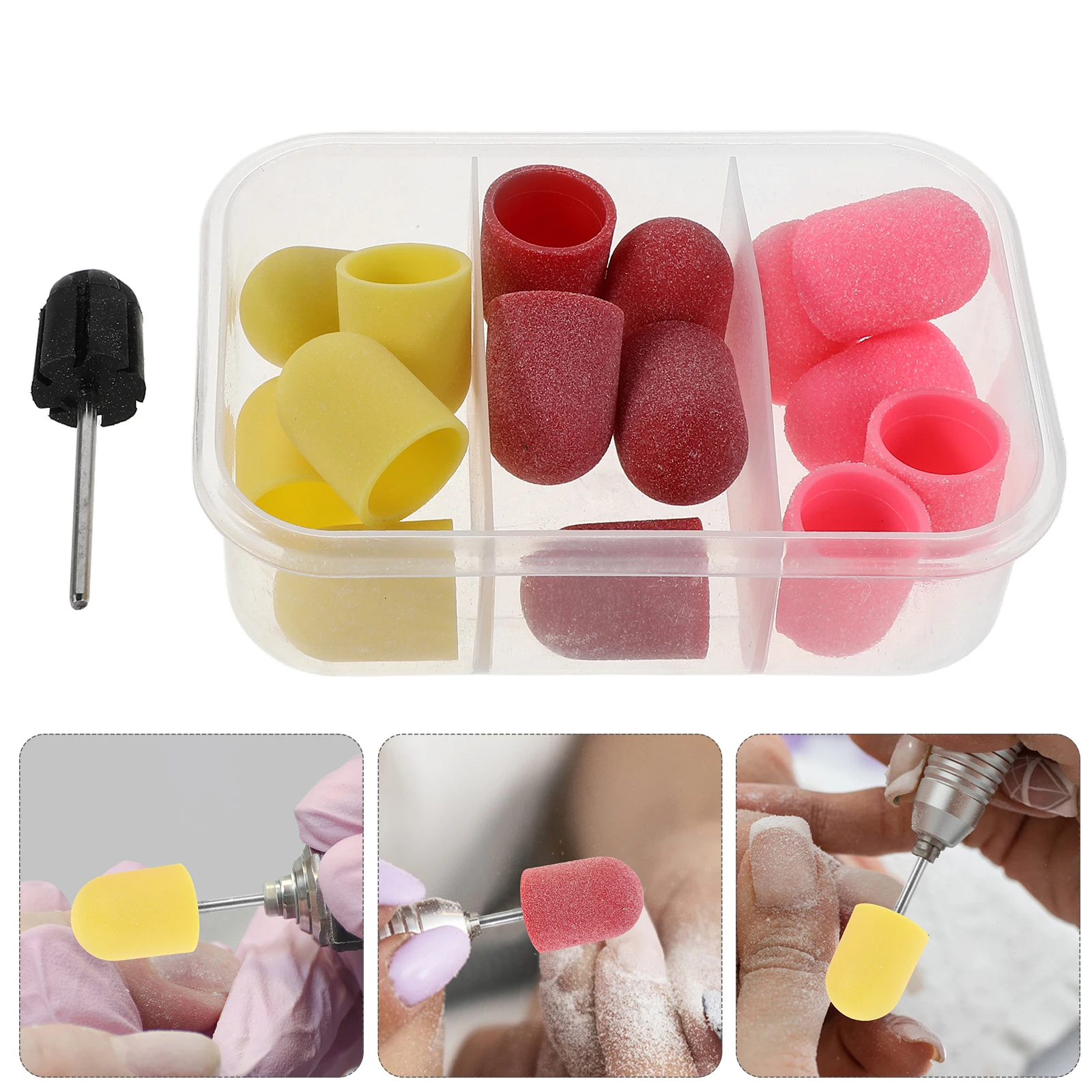 

1Set Fine Grit Sanding Bands Nail Drill Bits for Electric Nail Drill Sanding Bands Foot Care Polishing Tool Dead Skin Callus
