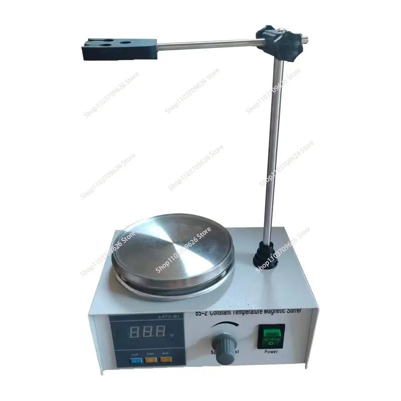 

85-2 Magnetic Heating Digital Display Stirrer 100-2000r/min Stainless Steel Heating Plate Thermostatic Magnetic Stirrer LK