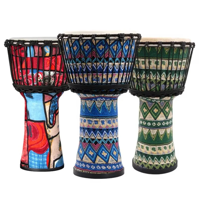 wholesale price Sheepskin African drum fabric hand drum children's kindergarten beginners 8 inch percussion musical instruments