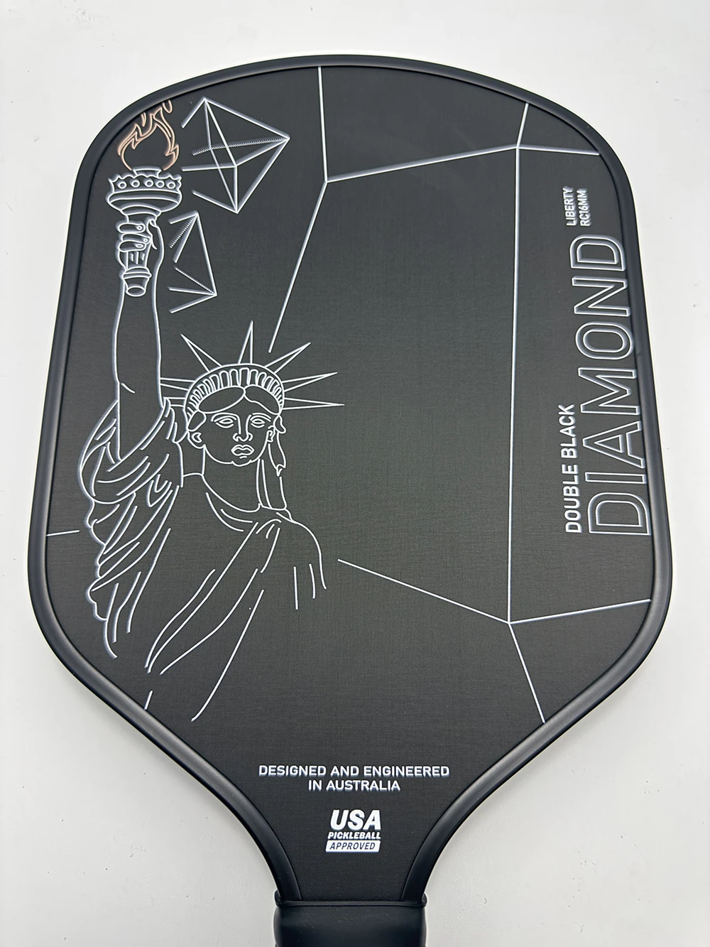 USAPA Standard Approved Double Black Diamond liberty RC 16mm Thermoforming Pickleball Paddle