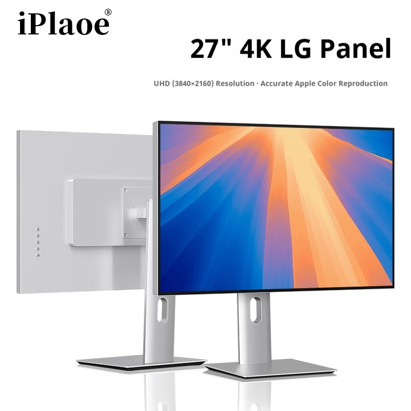 

27" 4K 60Hz Computer Monitor 10bit Nano IPS Panel Full Screen Adjust stand | PS4 Ps5 Gaming Design Alloy metal material body