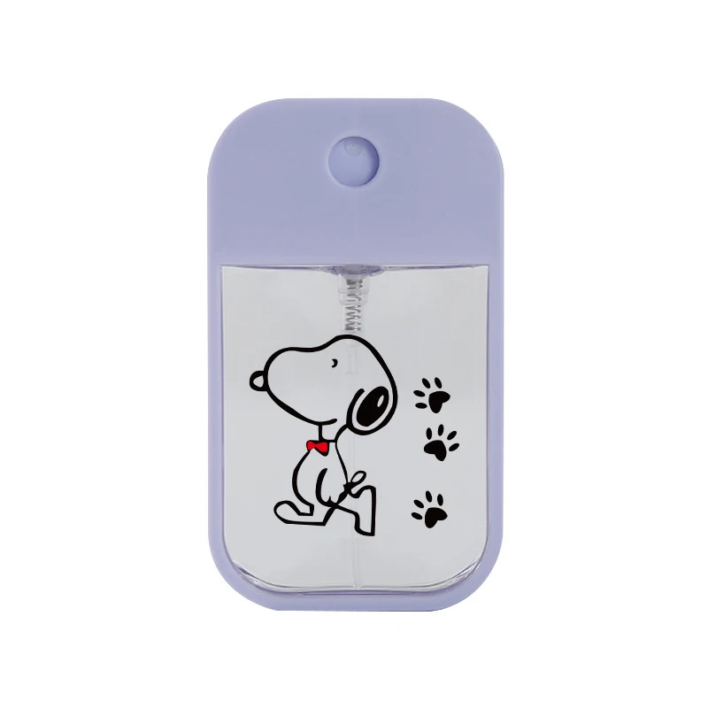 Snoopys New 45ml Portable Refillable Hand Sanitizer Alcohol Bottles Female Cute Mini Card Spray Bottle Male Travel Sub-bottling view 4