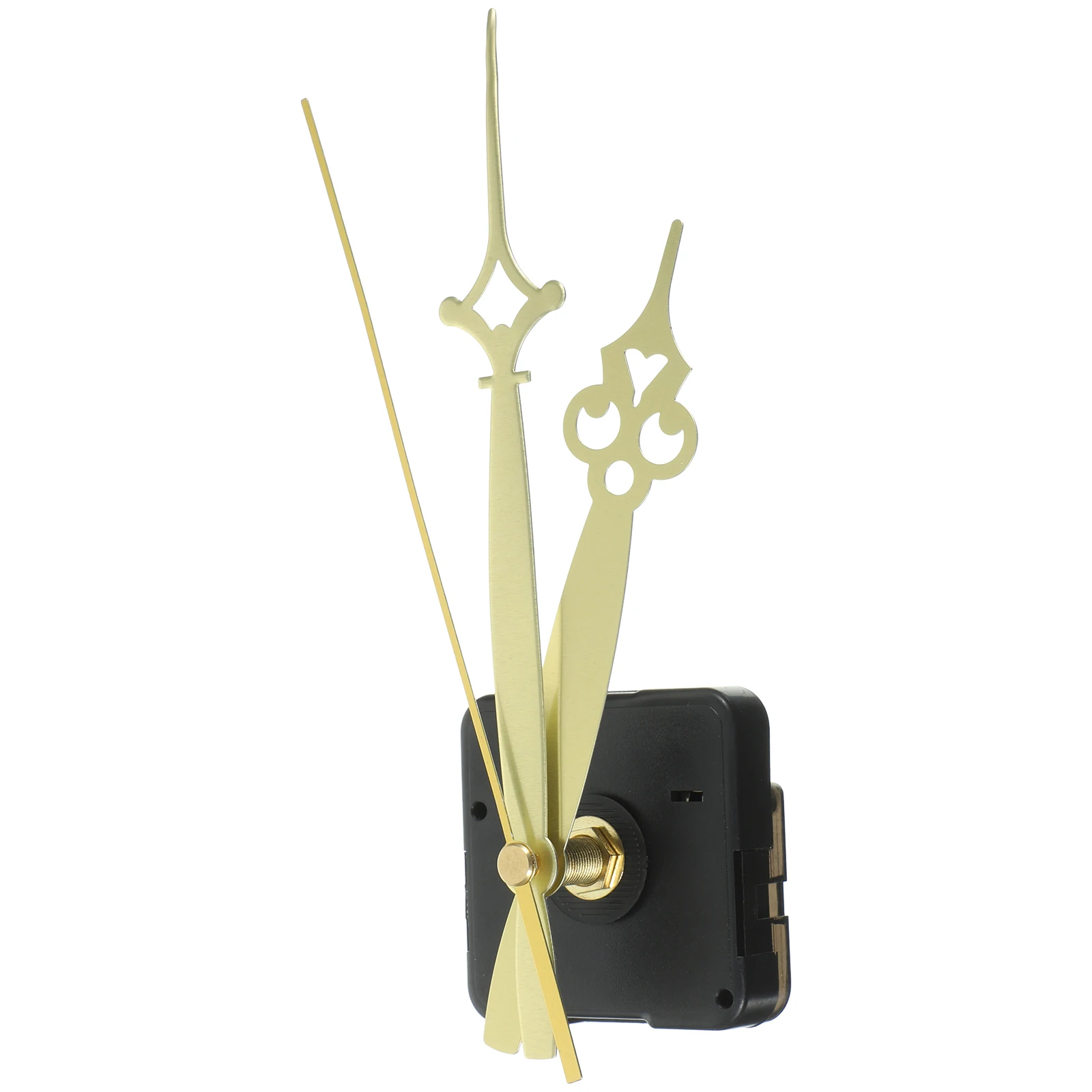 

16 Inch Diy Clock Mechanism Silent Operated Plastic Wall Replacement Kit Long Shaft Clock Movement For Decor Crafts