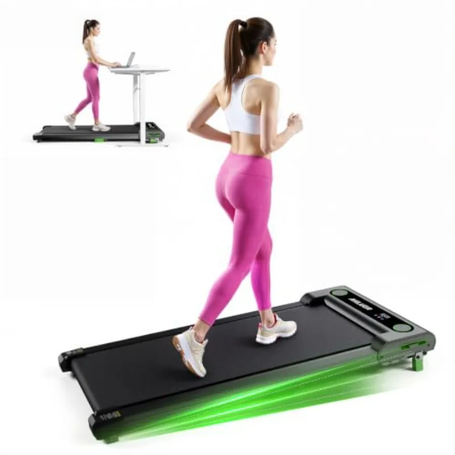 Walking Pad with Incline Under Desk Treadmill for Home Office