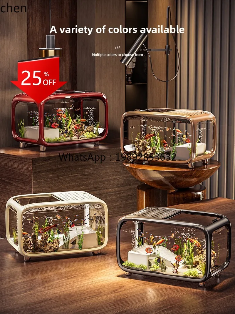 

home living room new ecological landscaping full set of filtration and oxygen production machine desktop small turtle tank