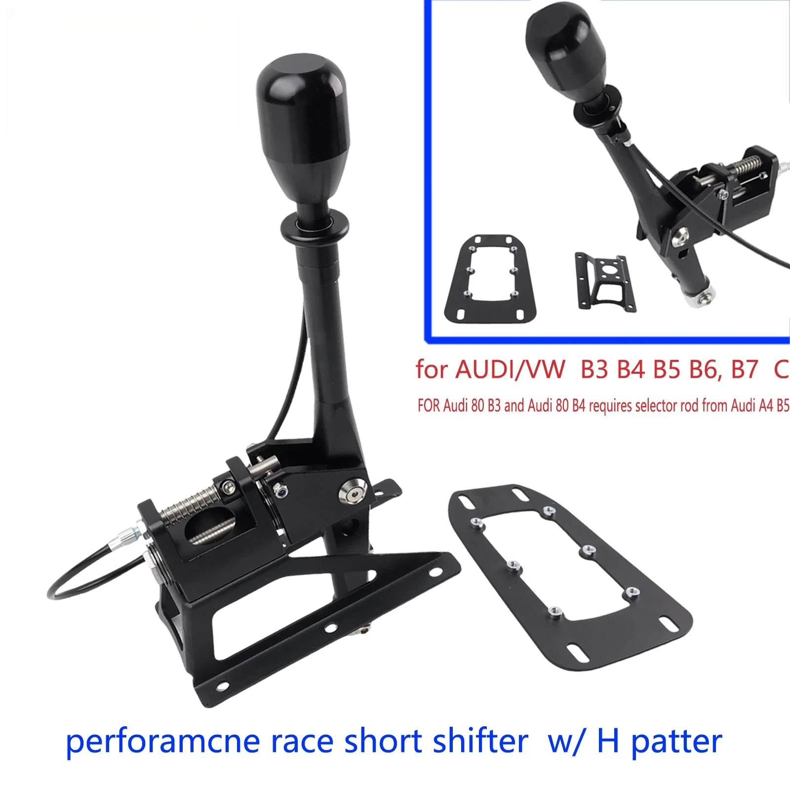 Short shifter performance for Audi A4 B5/B6/B7 VW Passat B5/B5.5 race 40% shorter gearboxes: 012, 01W, 01A, 01E, 01X, 02X, 0A3