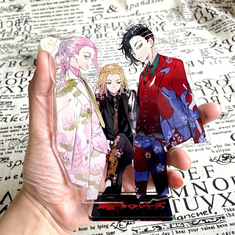 Anime Figure Tokyo Revengers Acrylic Keychain Haitani Original Manjiro Baji Keisuke Draken Cosplay Cute Keyring Fans Gifts New