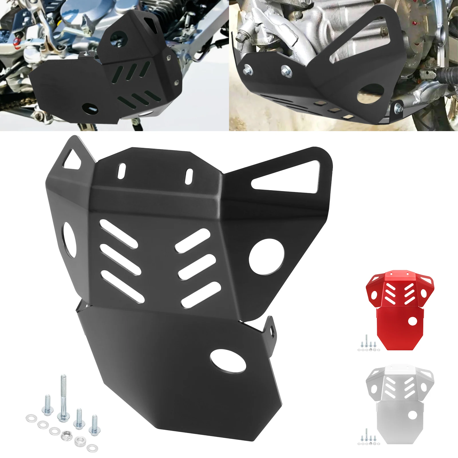 

Передняя защитная пластина мотоцикла, крышка башка двигателя для HONDA XR250/BAJA/MOTARD 1995-2007, низкая защитная крышка башка