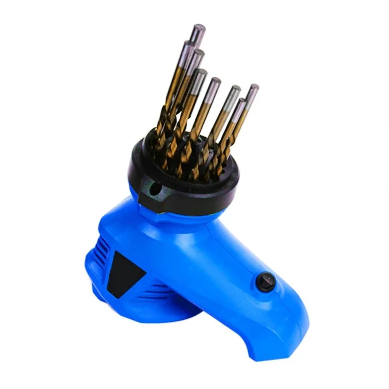 Electric Drill Bit Sharpener For 3-12mm Bits With 19 Holes Fast Grinding Machine For Home Workshop Tools