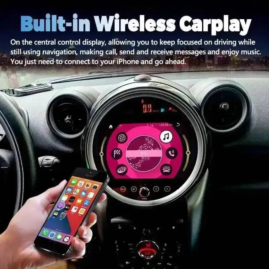 S 9inch Android Autoradio Screen For MINI COUNTRYMAN R60 R54 MINI COOPER GPS Navi Radio Head Unit Carplay DSP 4G Video Player