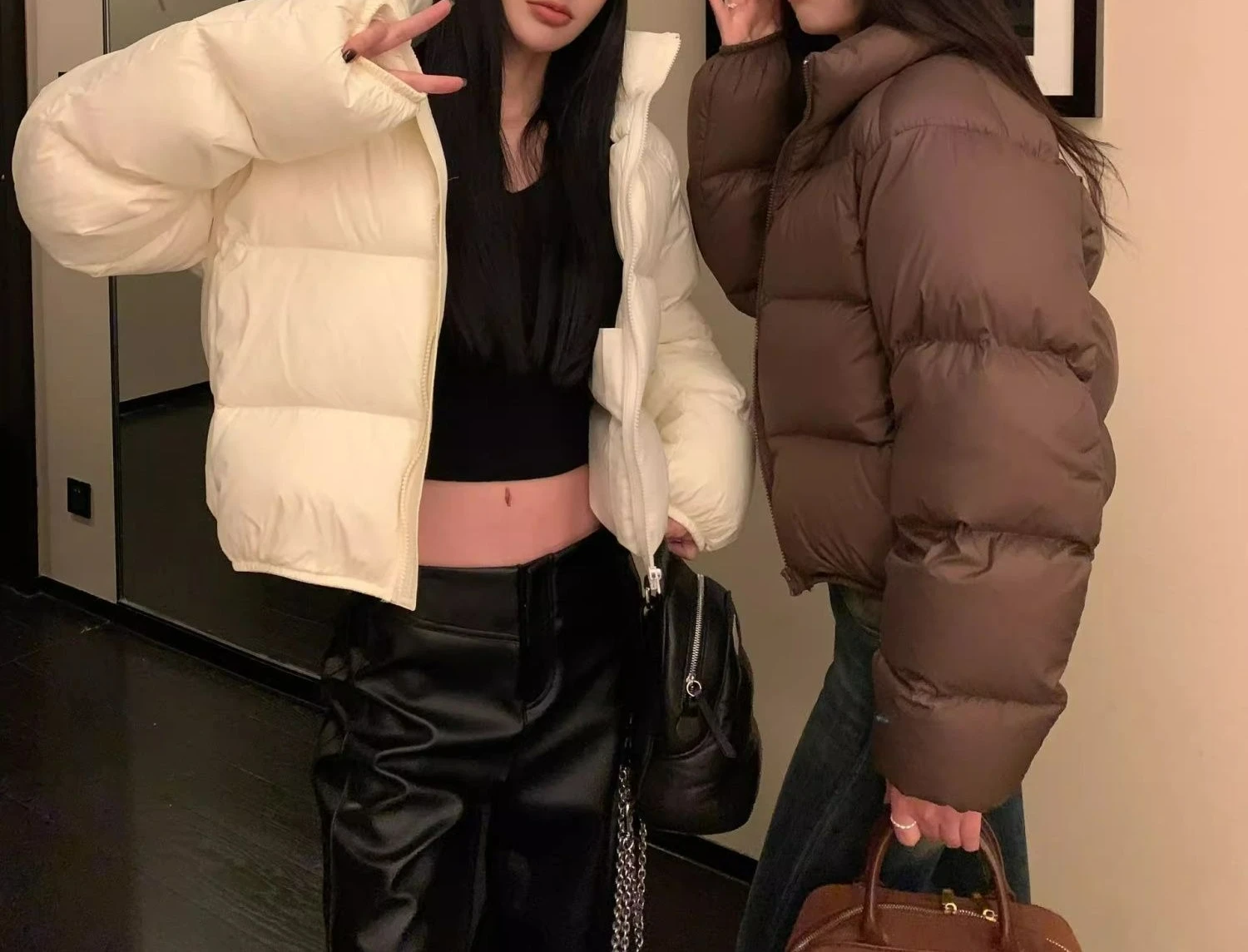 حار بيع أزياء الخريف الشتاء المرأة الجديدة سترة قطن سميكة تنوعا فضفاضة البخاخ القطن مبطن سترة #2