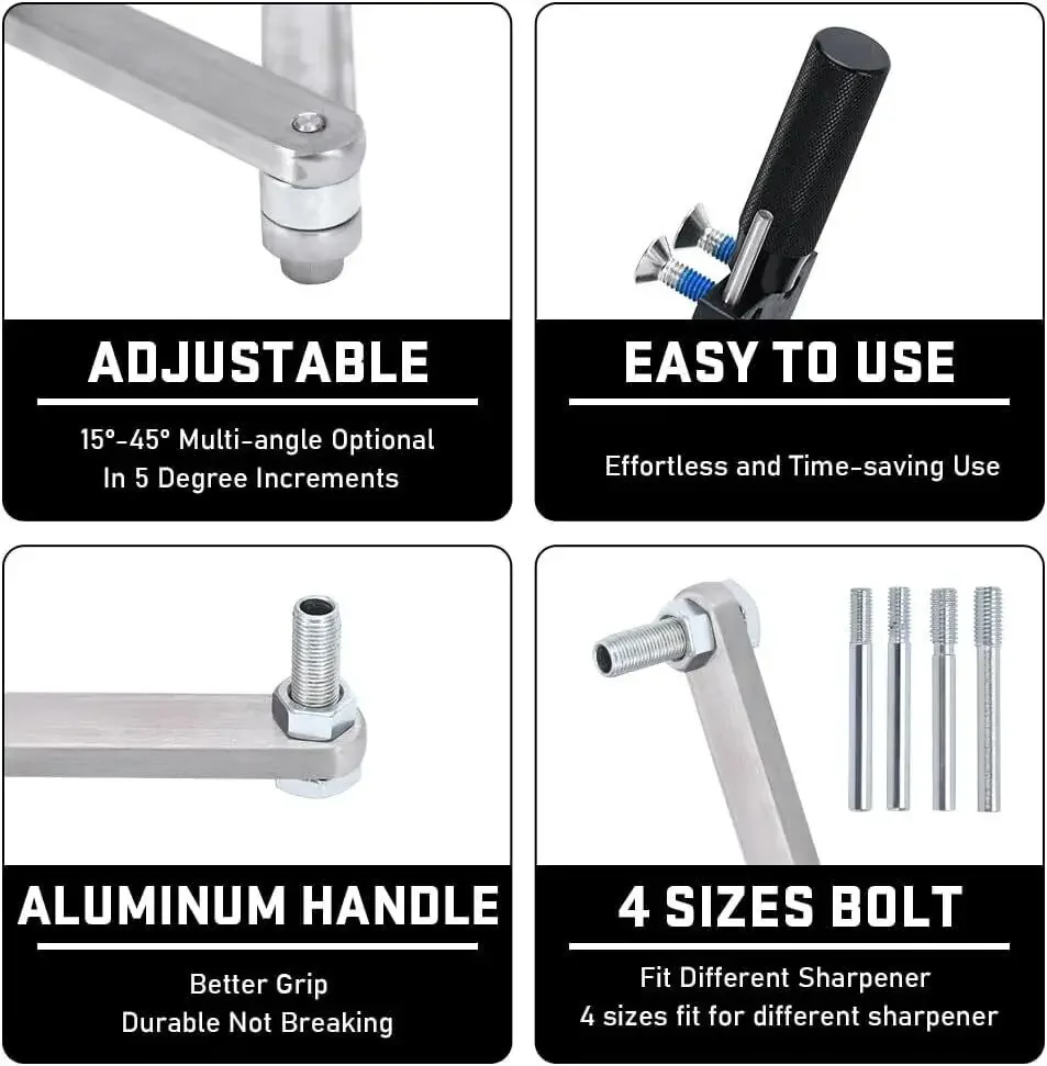 15 ° -45 °   調整可能なシャープナー モデル 5005 Gen 2 芝刈り機ブレード シャープナー ストレートおよび標準芝刈り機ブレード用