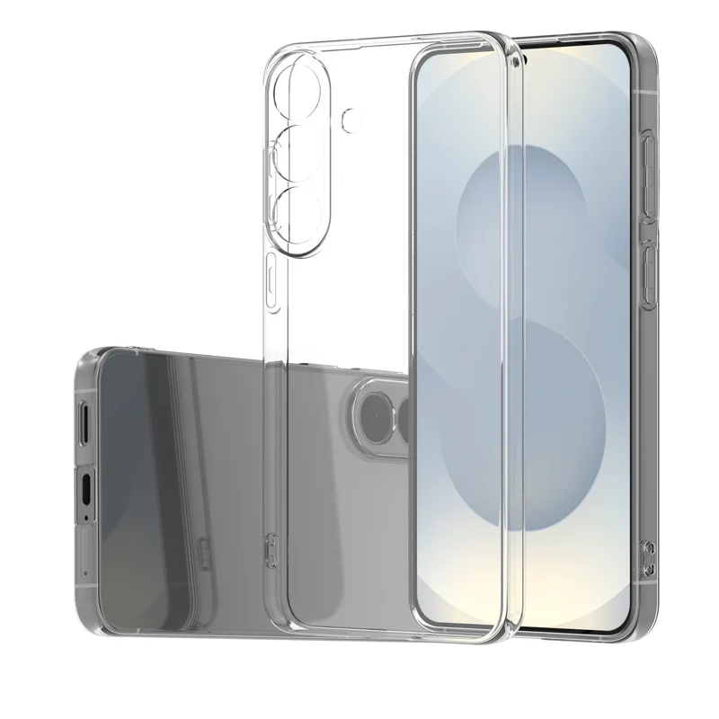 For Samsung S26 FE Case Transparent Ultra Thin TPU Soft Silicone Back Cover For Samsung Galaxy S26 FE Clear Case S26FE Fundas