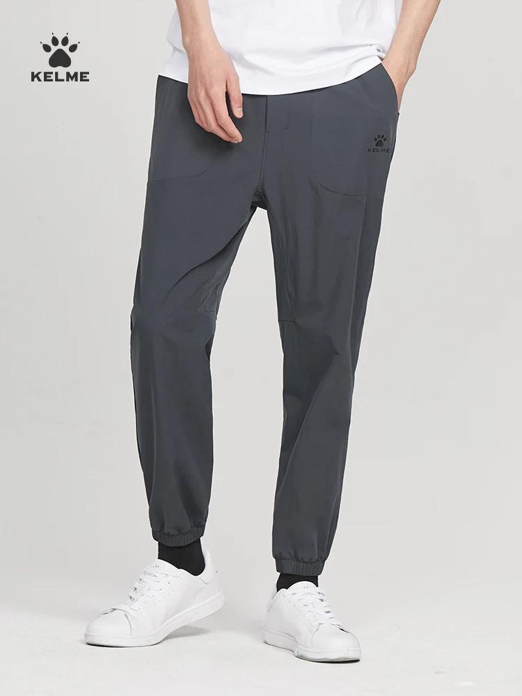 KELME sports pantaloni casual estate nuova chiusura tessuta piedi piccoli pantaloni classici sottili di base