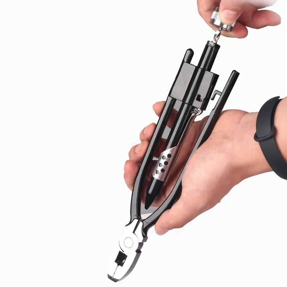 Twister per ganasce di ritorno a molla per cablaggio con bloccaggio rapido per sezionamento elettrico a filo intrecciato