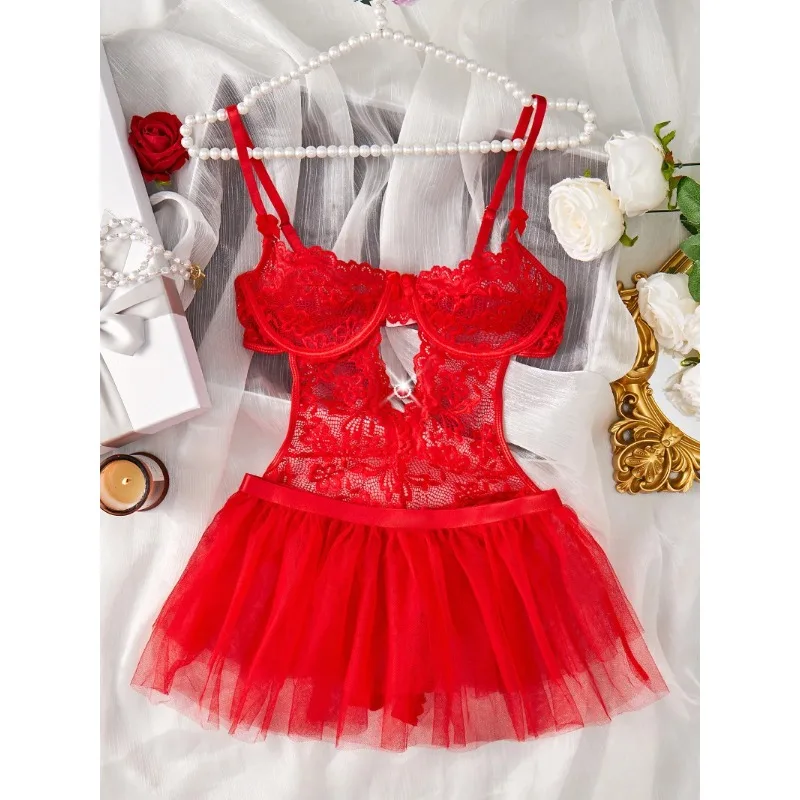

Lace Sexy Lingerie Transparent Hot Porno Lace Erotic Underwear Sexy Bra Set and Garter Lingerie Sexy Hot Erotic Sleepwear Erotic