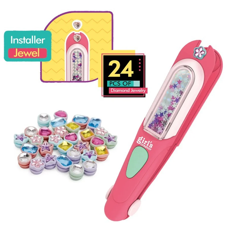 آلة خرز المجوهرات DIY للفتيات، لعبة الوالدين والطفل مجموعة آلة الديكور الماسية، هدية فتاة. #3