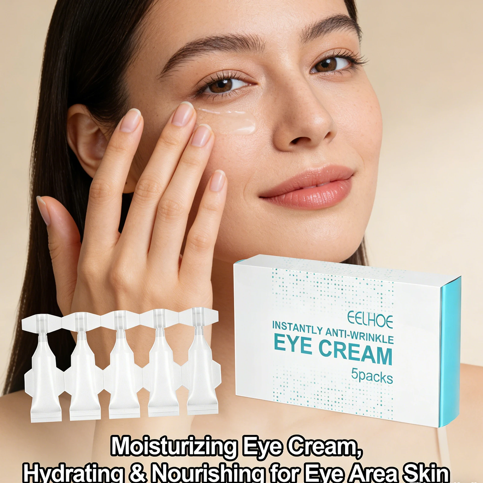 Instantly Anti-Wrinkle Eye Cream Effectively Eliminating Dark Circles and Puffy Bags Shrinking Pore Smooth Skin Care Eye Cream