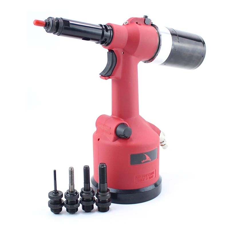 

Quality 5/32" 1/4" 5/16" 3/8" 1/2" Imperial Thread Auto Pneumatic Rivet Gun Air Nut Riveter Air Blind Rivet Nut Tool Set Machine