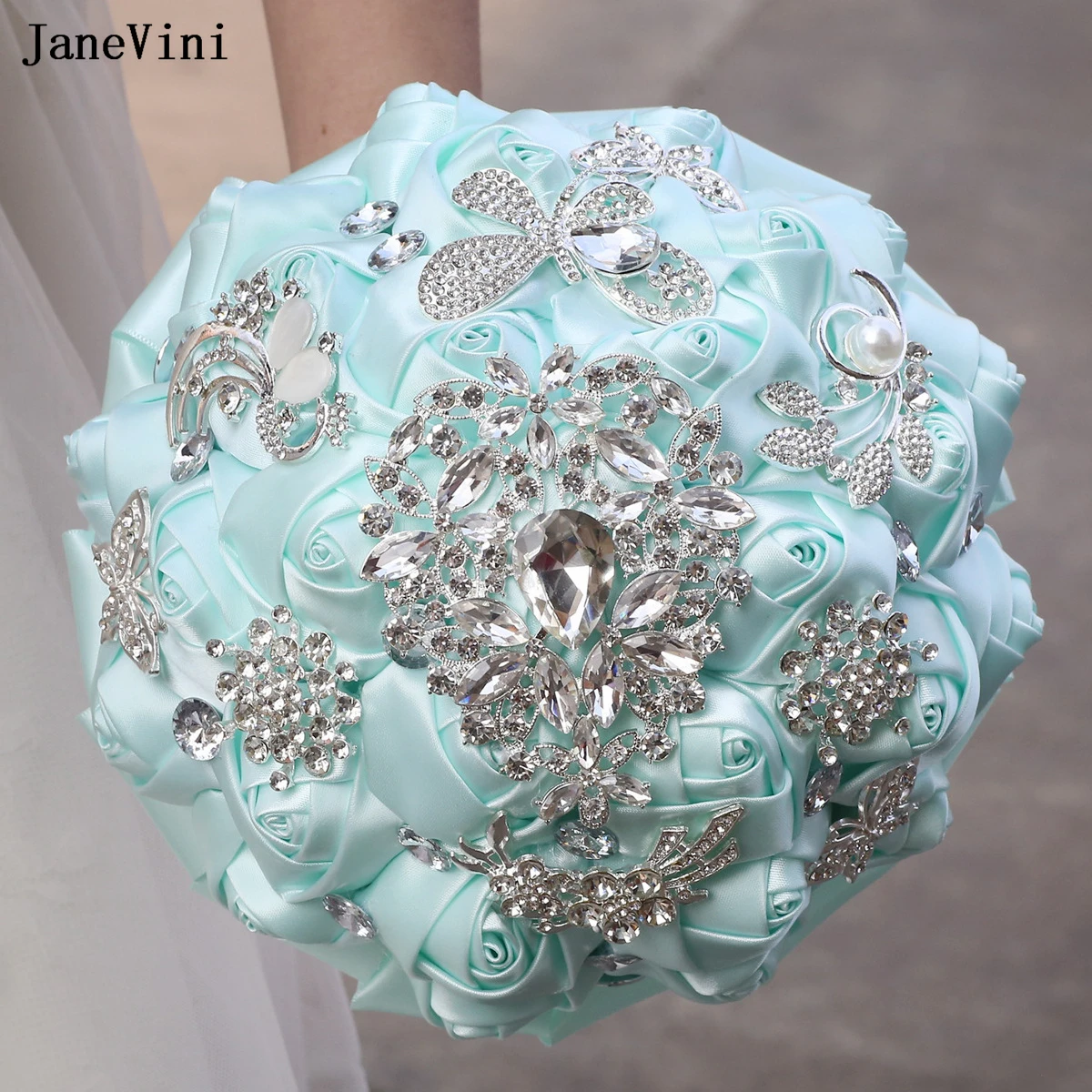 janevini-bouquet-da-sposa-di-lusso-in-argento-con-strass-verde-chiaro-rose-artificiali-in-raso-bouquet-di-fiori-da-sposa-per-matrimonio