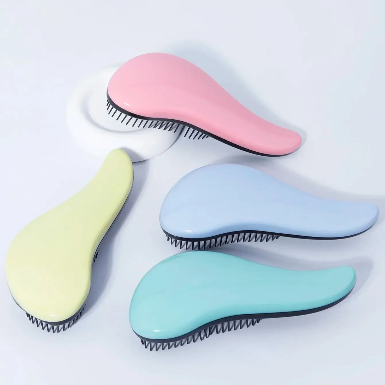 فرشاة تدليك فروة الرأس، مناسبة للشعر الرطب والجاف - إزالة العقدة والجشاب، خاصة للشعر المستعار الحقيقي #2