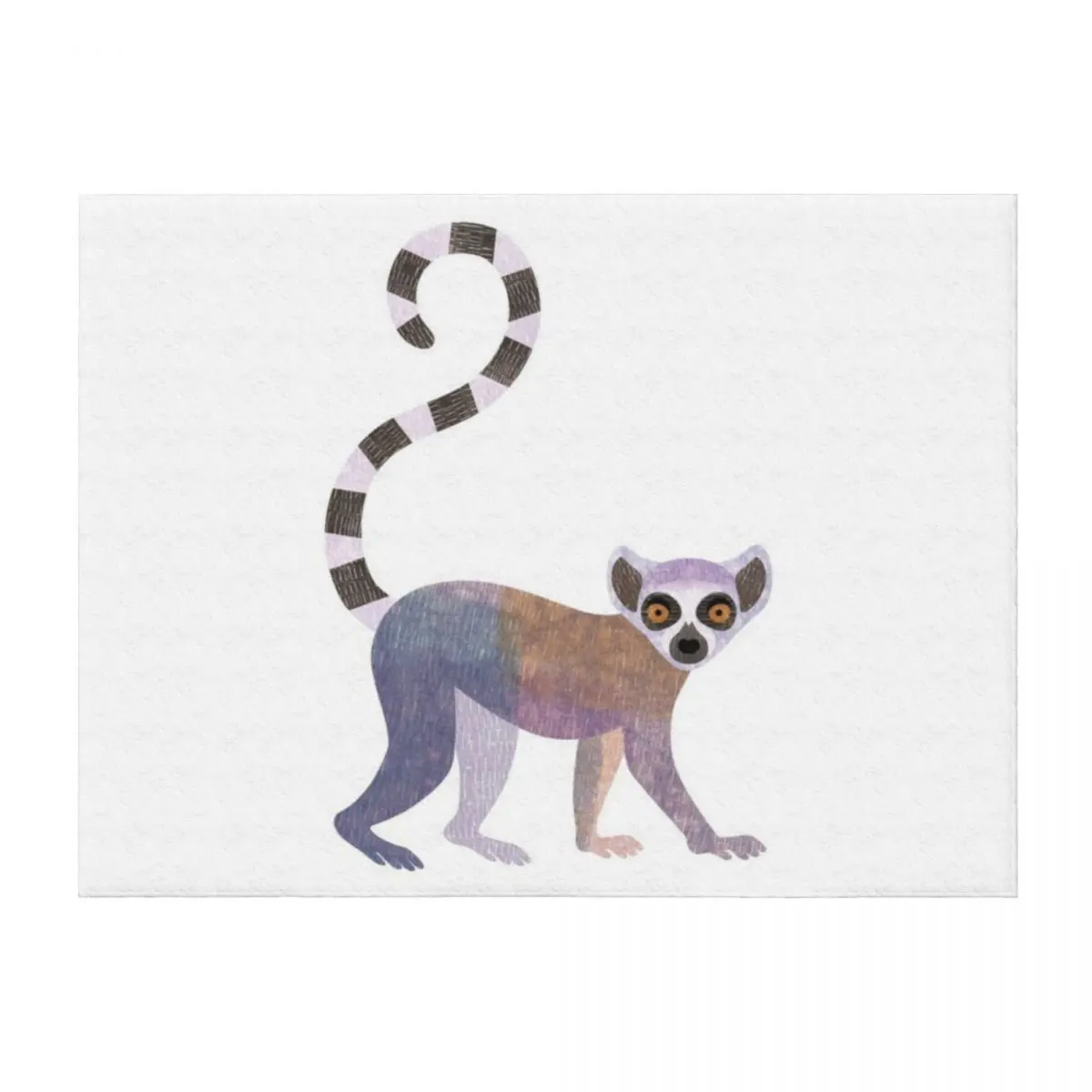 

L is for Lemur Throw Blanket wednesday Summer cosplay anime Hairy Blankets