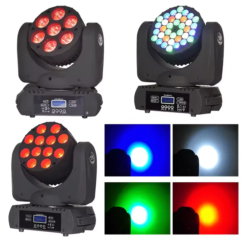 Imagem -05 - Zoom Wash Led Moving Head Light 36x3w Luz para Show de Palco Disco dj Festa Clube Bar