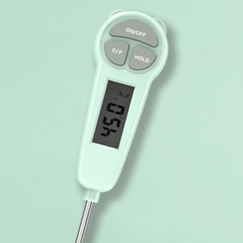 Thermometer Kitchen Digital Thermometer Stainless Steel Probe Cooking Grilling Oil Liquid Thermometer