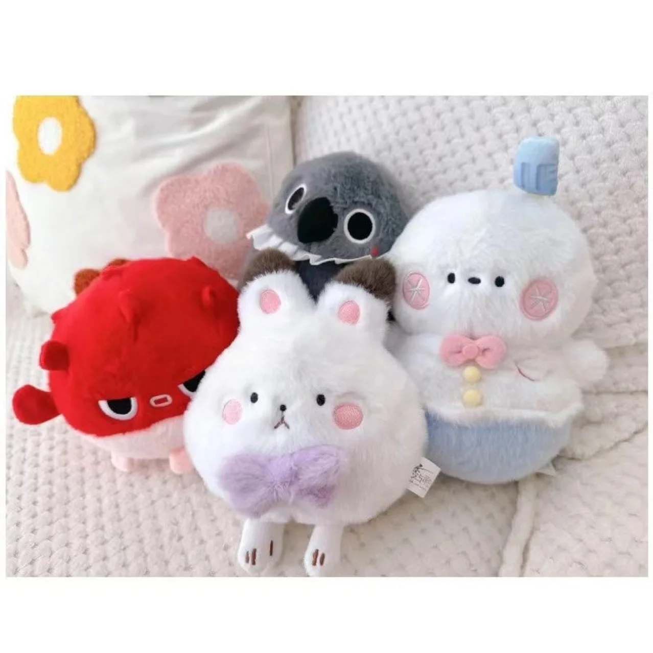 

Gaming Theme VIP Gift Box Plush Doll Set 6PC Cute Animal Cartoon Collectible Stuffed Toys for Fans Gift Anime Style Figure