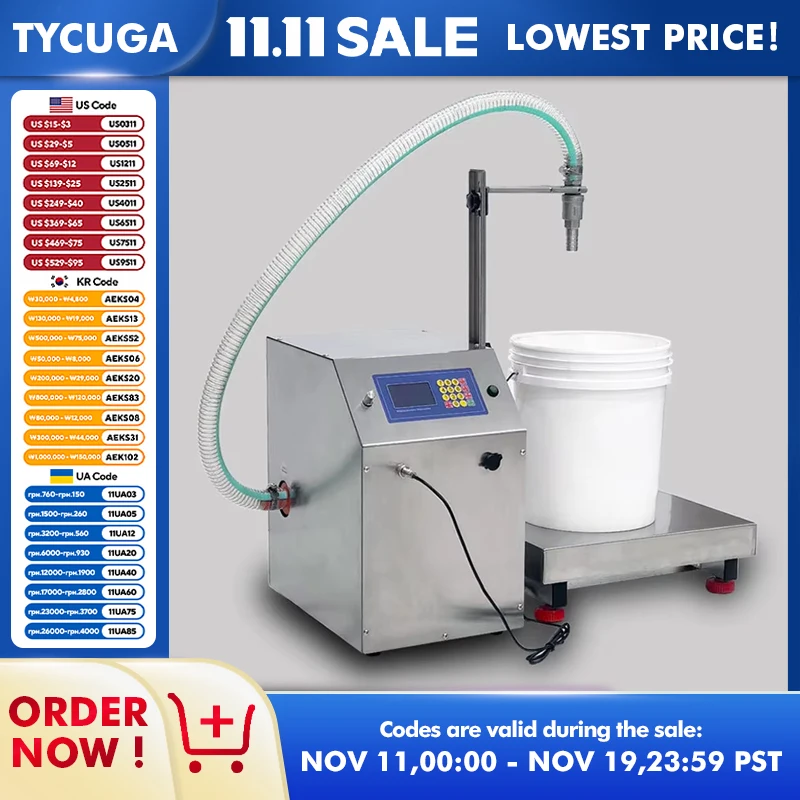 72 l/min Wiegetyp, automatische quantitative Flüssigkeitsfüllmaschine mit Membranpumpe mit großem Durchfluss für Waschmittel, Seife