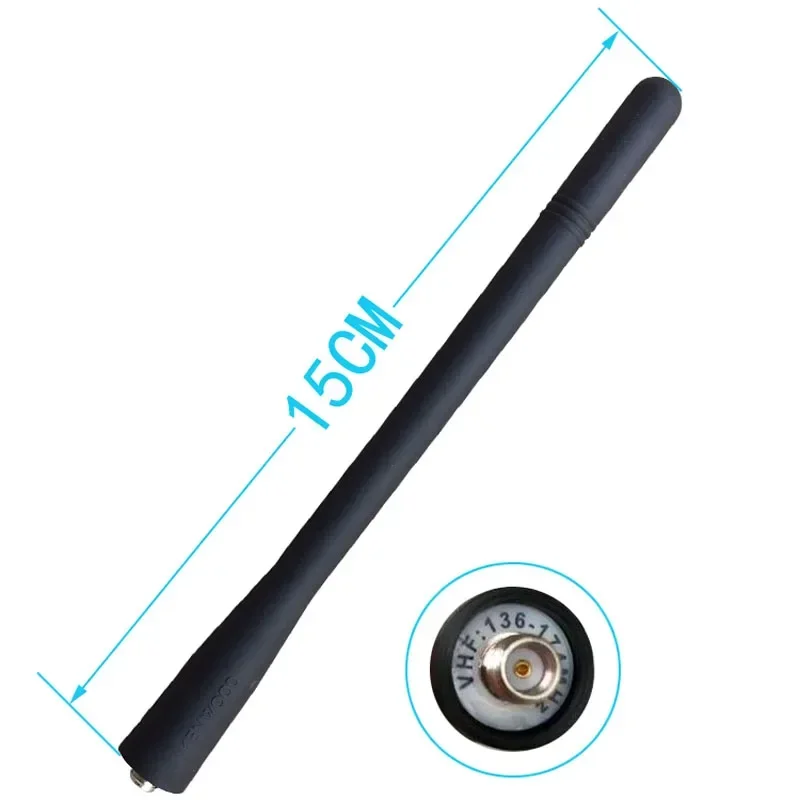 1PCS VHF 136-174MHz SMA Female Antenna For Kenwood KRA-26 TK-2200 TK-2202 TK-2206 TK-2106 TK-2107 TK-2118 TK-2217 TK-2317 Radio