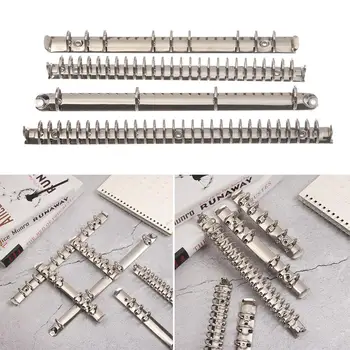 A4/B5/A5/A6/A7 metalowe spiralne pierścienie klips do segregatora luźne kartki teczka na dokumenty notatnik obręcze do bindowania DIY notatnik artykuły papiernicze akcesoria