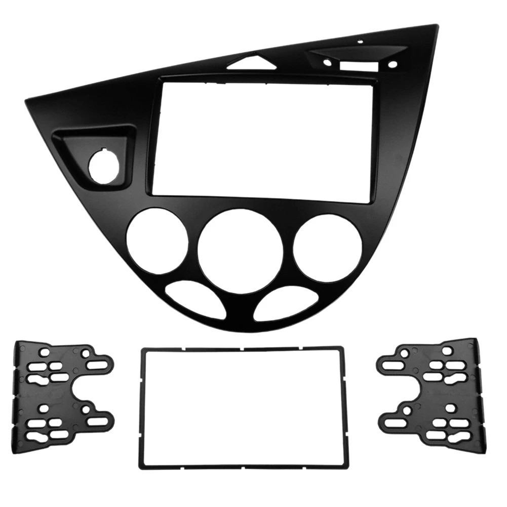 2 Din Radio Fasica for Ford Focus / Fiesta Stereo Panel Radio Trim Kit Face Frame LHD Refitting Installation