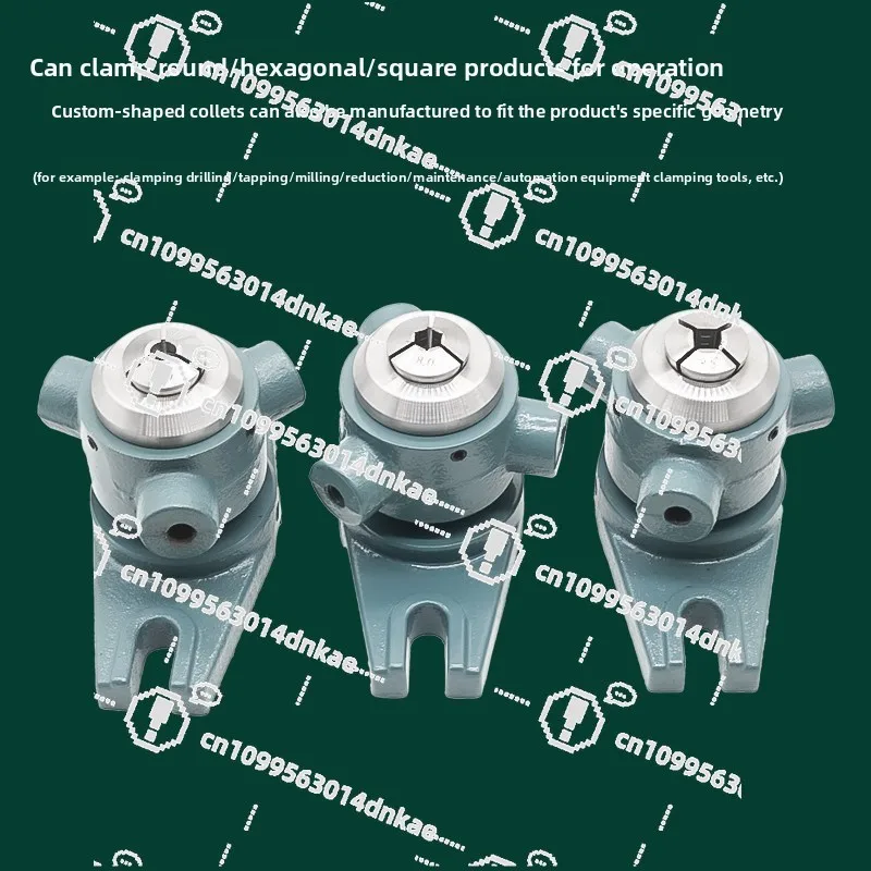 Adjustable Manual Quick Chuck Seat 15/20/25/32mm Vertical Horizontal Clamp Base for Drilling Tapping Batch Processing