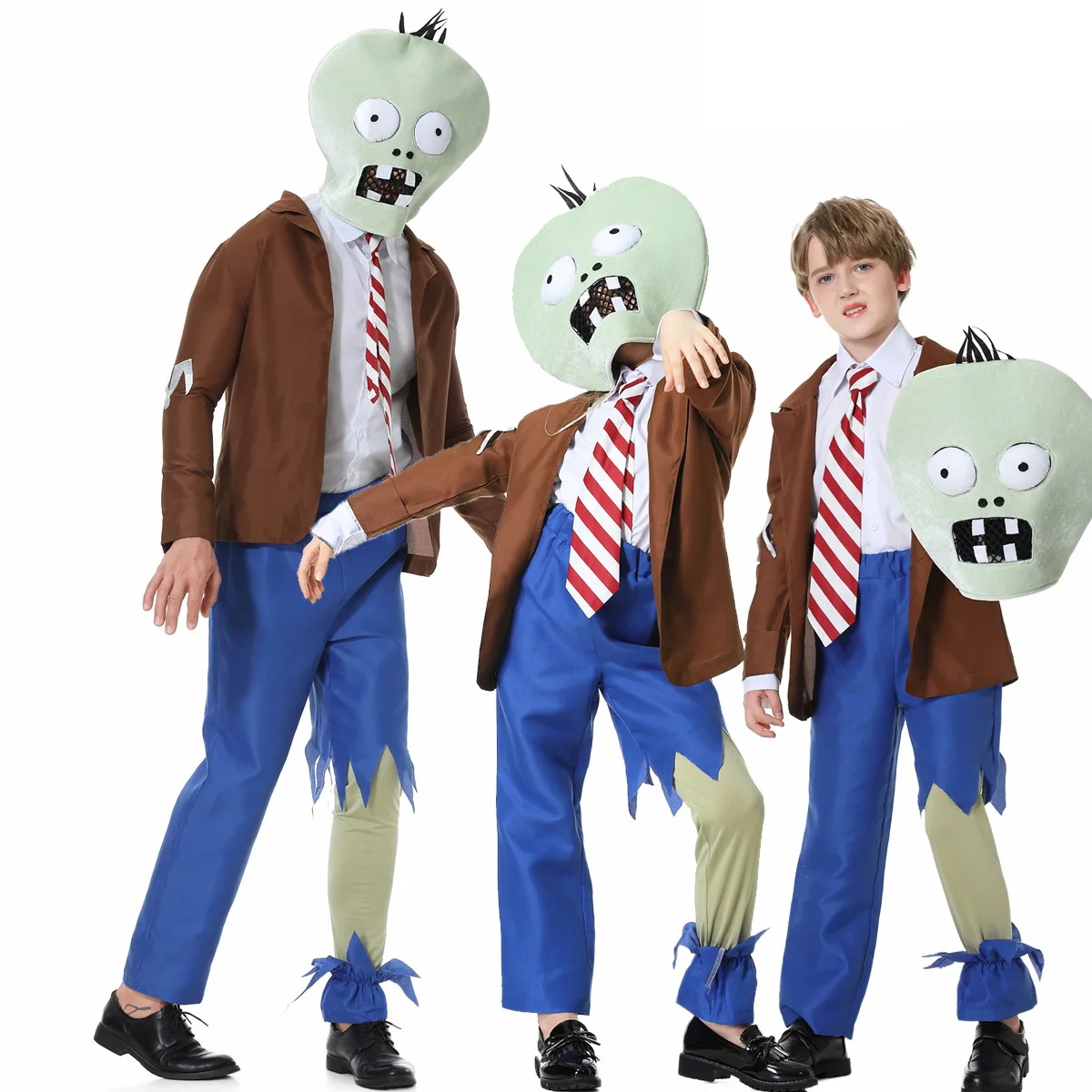 

Halloween Plants vs. Zombies Theme Sprain Zombie Role-Play Horror Costume