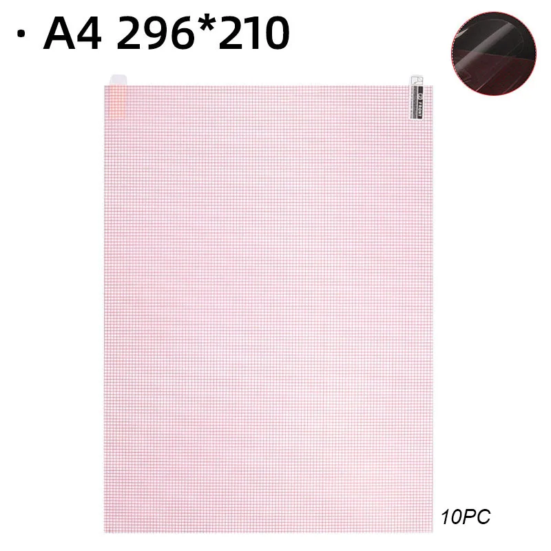 10PC Universal-Displayschutzfolie 5/6/7/8/9/10 Zoll A4 für Telefon, Tablet, GPS, LCD, Anti-Staub-Bildschirm, HD, klare, schützende PET-Folien