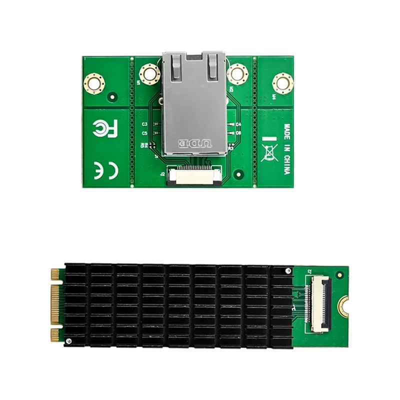 산업용 제어 등급 서버 네트워크 카드, M.2 B + M 단일 포트, 10GbE 네트워크 카드, RJ45 이더넷 네트워크 어댑터, AQC107