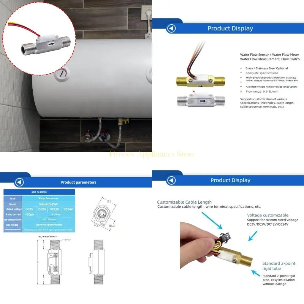 D0AB Advanced Water Regulator for Hot Water Appliances and Car Wash Stations Automatic Temperature Balance Metal Build