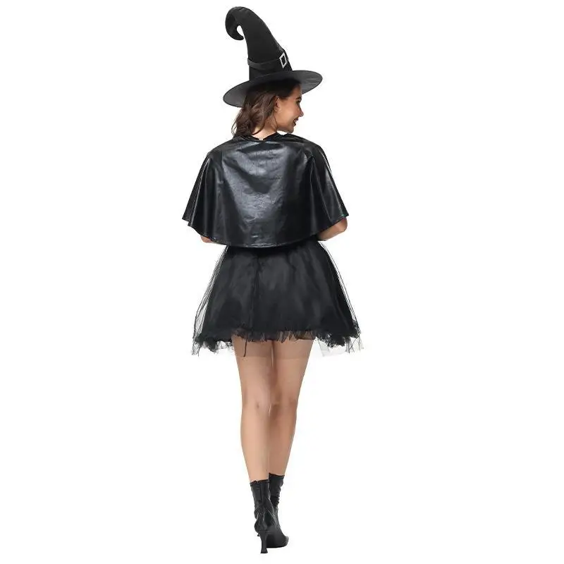 Halloween Witch Makeup Ball Vestido, Interpretação, Vestido de Performance de Palco, Novo