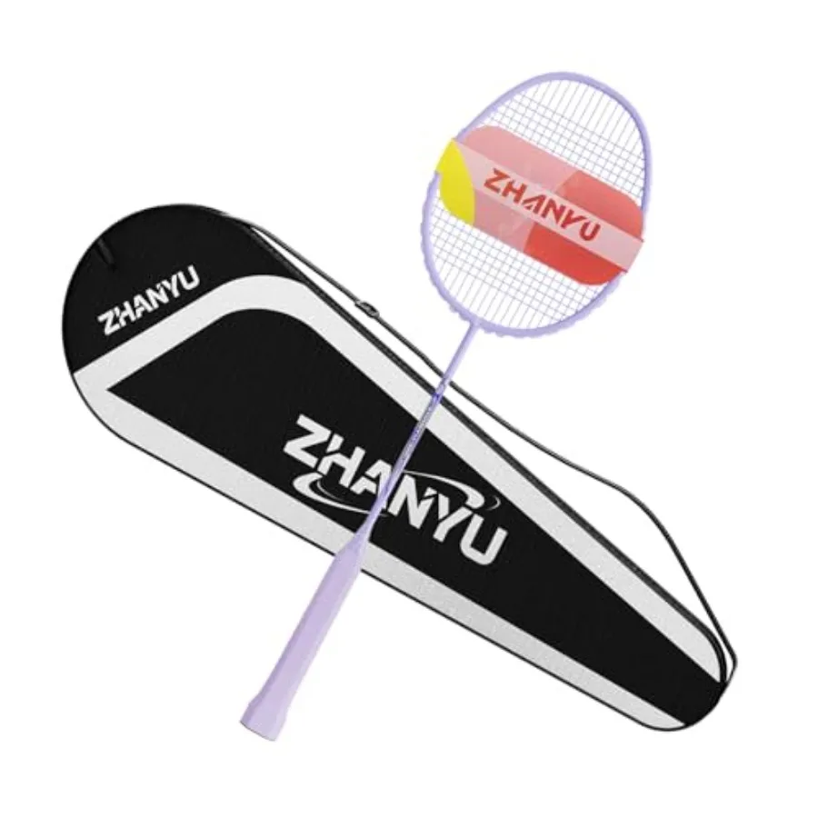 

Badminton Racket, Badminton Rackets, Both Offensive and Defensive, Lightweight 75g All Carbon Fiber One-Piece Molded Profession