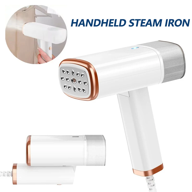

Handheld Portable Foldable Garment Steamer Iron Steam Cleaner For Cloth 1000W Mini Garment Hanging Steamer Clothes Ironing 120ml