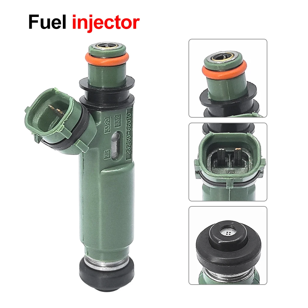 6 шт. 23250-66010 2325066010 23209-66010 2320966010 топливные форсунки для Toyota Land Cruiser A0232506601