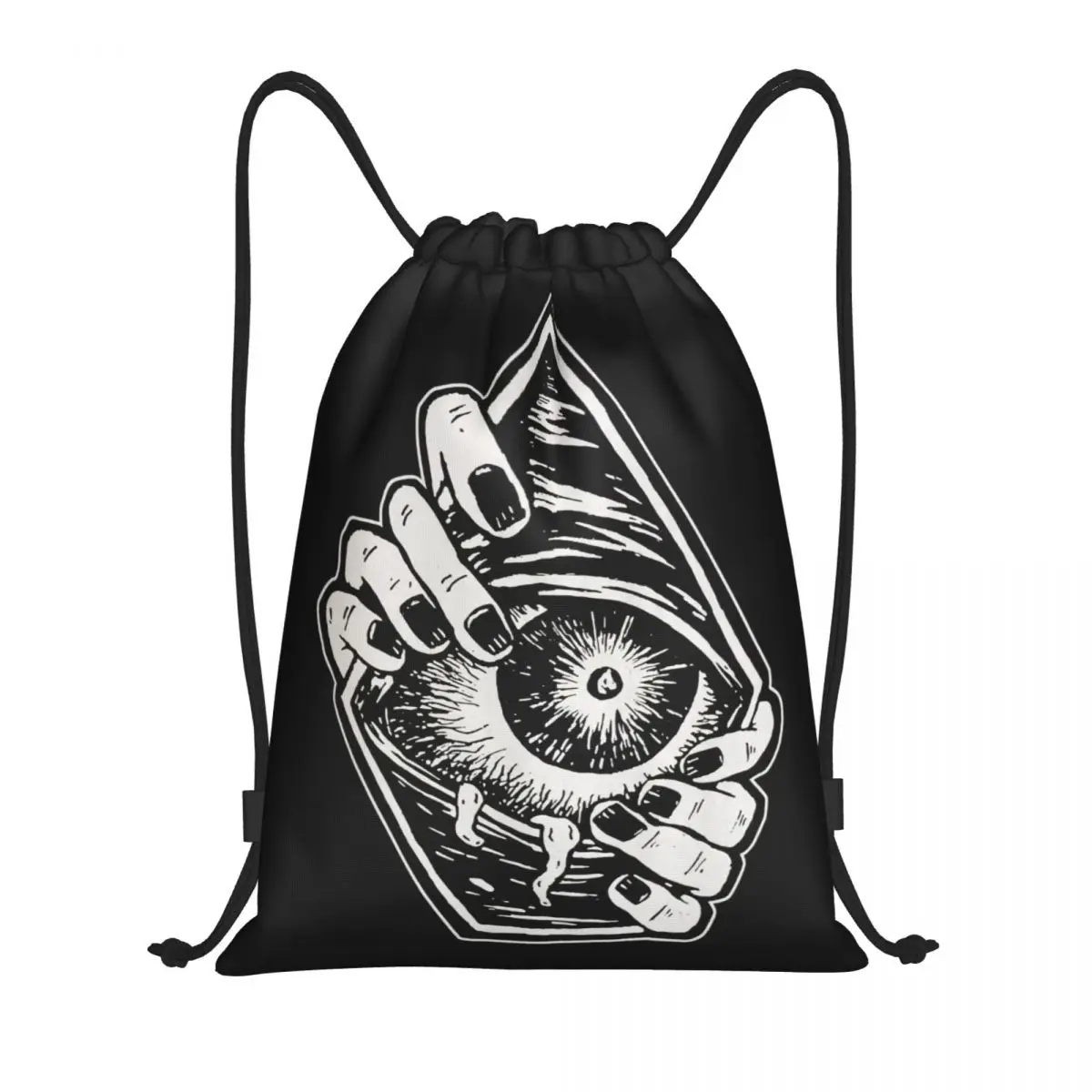 Custom Volcoms Diamond Stone Drawstring Bag Men Women Lightweight Sports Gym Storage Backpack