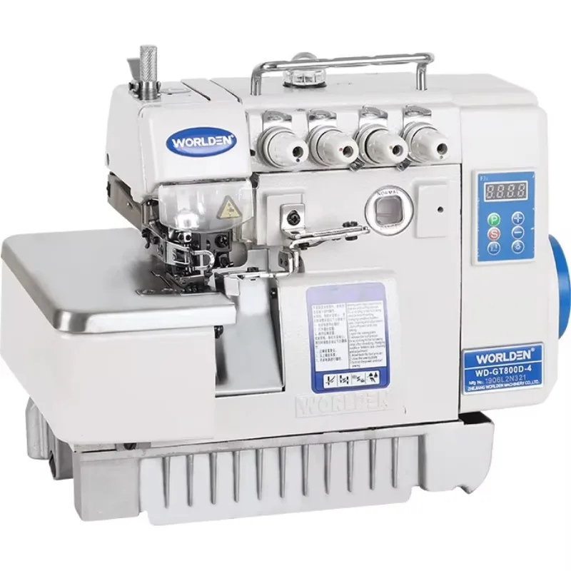 WD-GT800D-4 Nuevo tipo de máquina de coser Overlock de accionamiento directo industrial de alta velocidad hecha en Japón