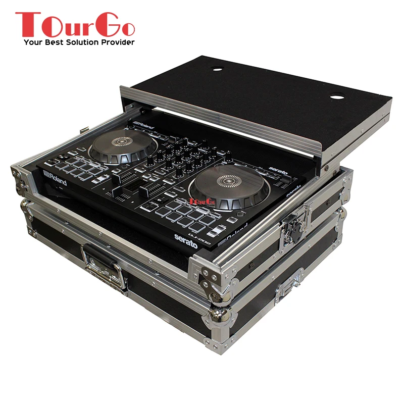 Flightcase Voor Rolland DJ-707M Digitale Controller Met Laptopplank