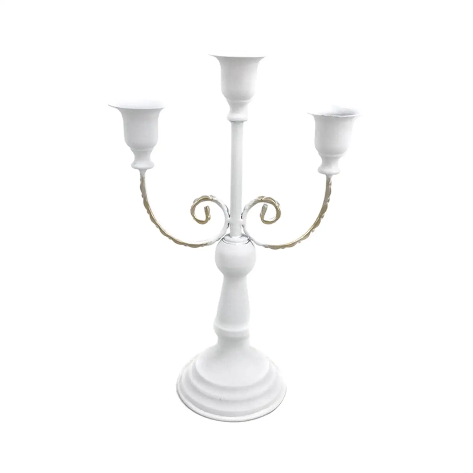 

Металлический канделябр, простая настольная подставка для свечей, подсвечник для столовой, гостиной, украшение для дома на День Благодарения