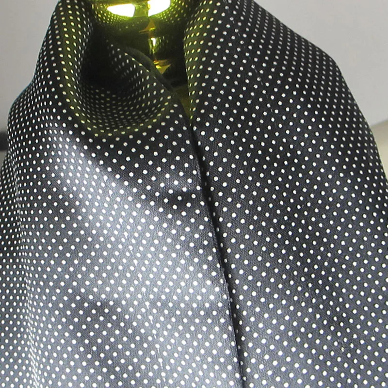 

Мужской шелковый шарф, двусторонний длинный тонкий шарф, повседневный деловой джентльменский шарф на осень-зиму