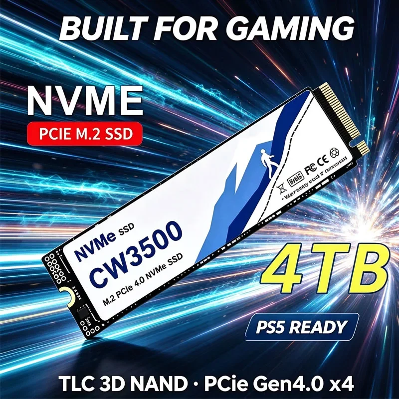 CW3500 M2 SSD 500GB 1TB 2TB 4TB SSD NVMe M.2 2280 PCIe 3.0x4 Hard Disk Internal Solid State Drive for Computer Laptop